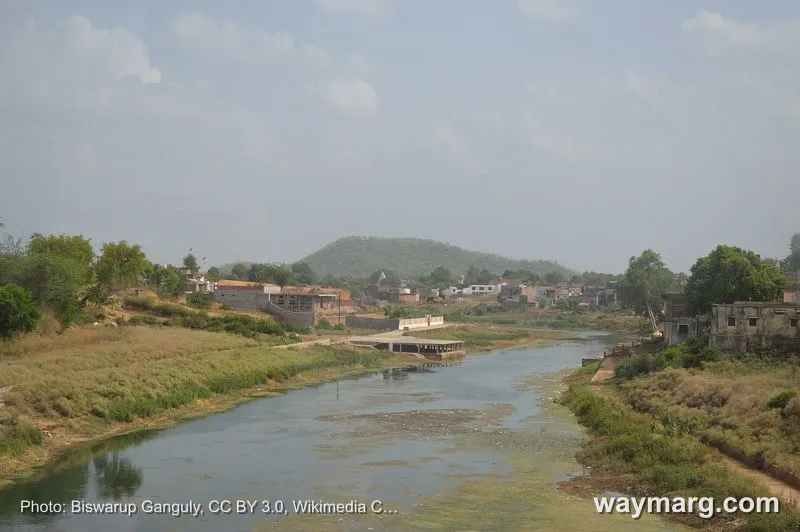 Ram Ghat on the Mandakini river, Chitrakoot